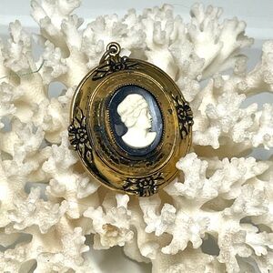 Antique Coro Cameo Locket